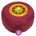 Meditation red dharmawiel embroidered (8067)