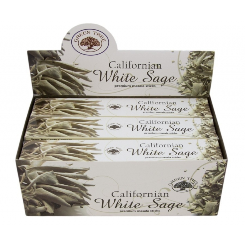 12 pakjes Californian White sage wierook (Green tree)