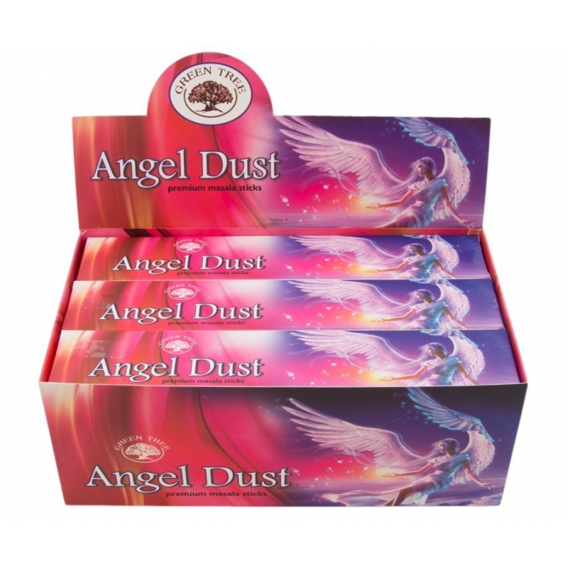 12 pakjes Angel Dust wierook (Green tree)