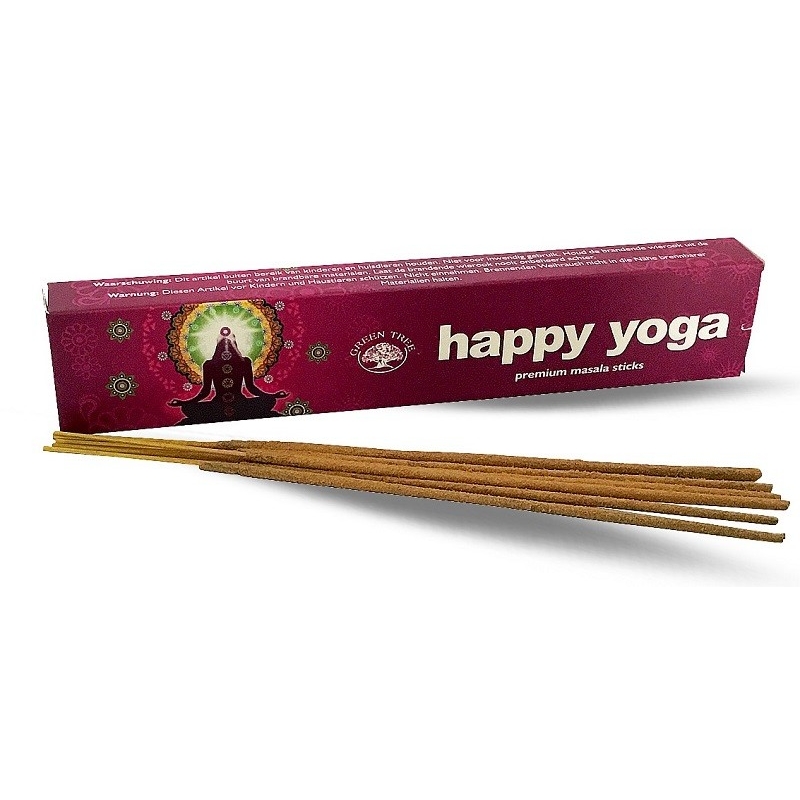 Happy Yoga weihrauch (Green tree)