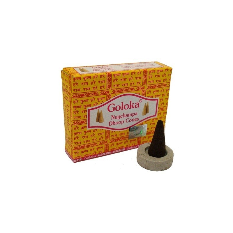 GOLOKA Nagchampa dhoop cones incense