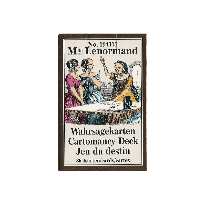 Mlle Lenormand waarzegkaarten 1941 - Piatnik (UK, DE, FR)