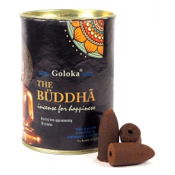 The Buddha Backflow cone incense (Goloka)