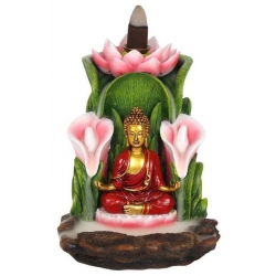 Brûleur d'encens flux de retour Bouddha coloré