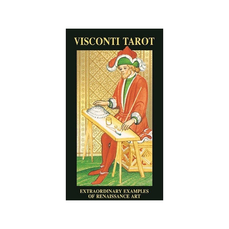 Visconti Tarot avec impression en or