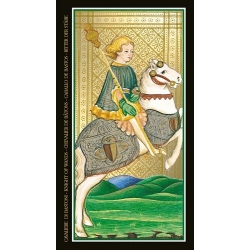 Visconti Tarot avec impression en or