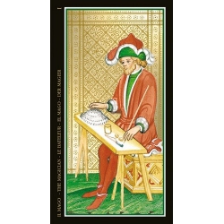 Visconti Tarot avec impression en or