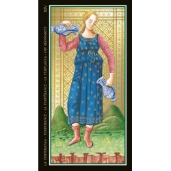 Visconti Tarot avec impression en or