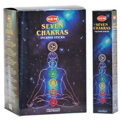 Seven Chakras incense 7x5 (HEM)