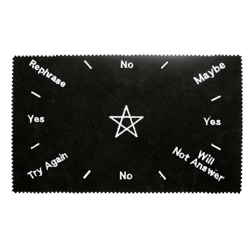 Pendelkleed pentagram (zwart/wit)