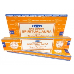 12 packs of Nag Champa Spiritual Aura incense (Satya)