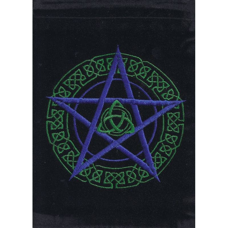 Tarot pouch Pentagram and Triquetra