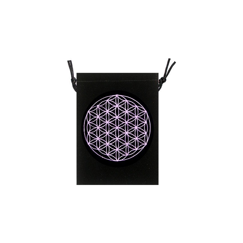 Tarotbuidel Flower of Life (roze)