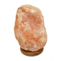 Salt lamp Himalaya with wooden feet 2 - 4 kg