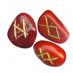 Runic stones of Red Jasper