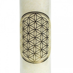 Geurkaars Flower of Life (wit)