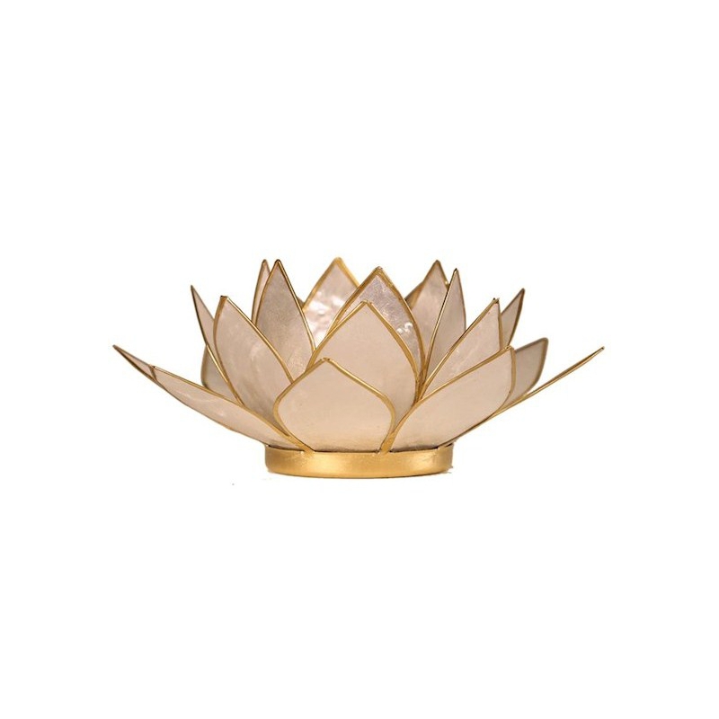 Lumière d'ambiance Lotus - Nacre