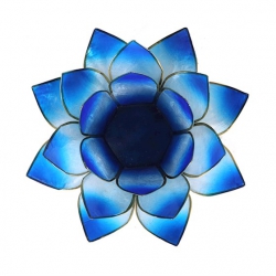 Lotus mood light - 2-color light blue / dark blue