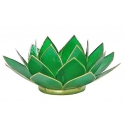 Lumière d'ambiance Lotus Vert émeraude