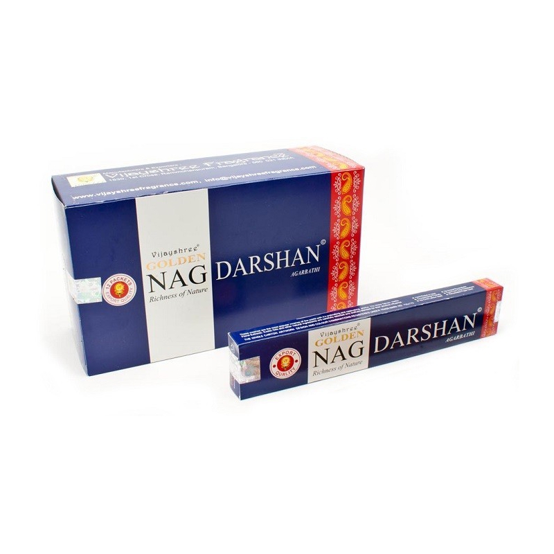 12 packs of Golden Nag Darshan incense