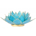 Lotus-Stimmungslicht Aquamarinblau