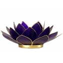 Lumière d'ambiance Lotus Violet améthyste
