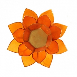 Lotus mood light - Amber orange