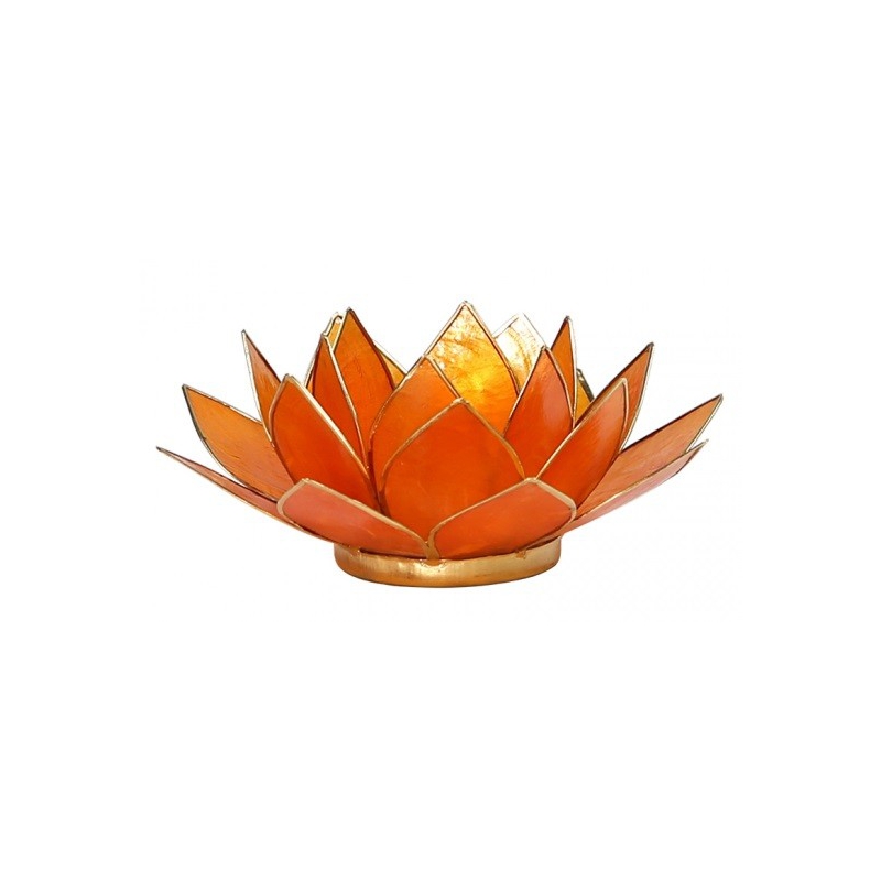 Lotus mood light - Amber orange