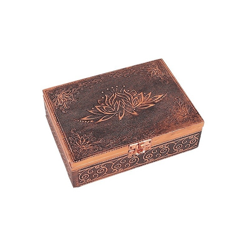 Tarot box Lotus (copper color)