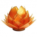 Lotus sfeerlicht extra groot Amber oranje