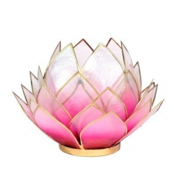 Lotus Candles burner large-pink