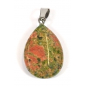 Unakite drop pendant