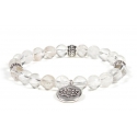 Bracelet Lotus en cristal de roche