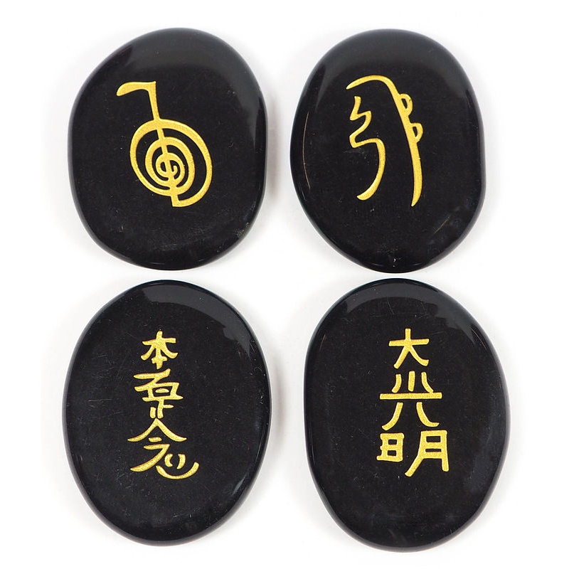 Reiki symbol stones Onyx Reiki symbol stones Onyx